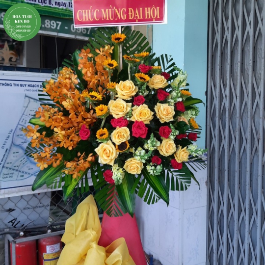 Hoa chúc mừng Khai trương mẫu 17