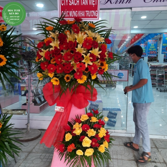 Hoa chúc mừng Khai trương mẫu 34