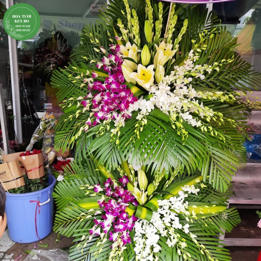 Hoa chia buồn mẫu 1