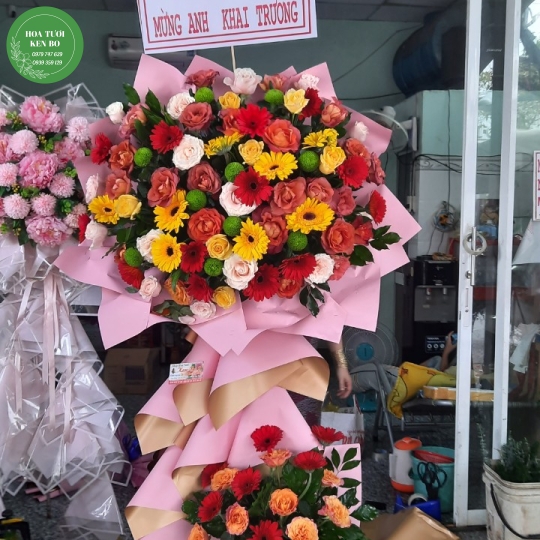 Hoa chúc mừng Khai trương mẫu 22