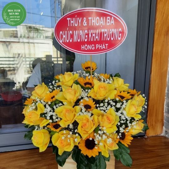 Hoa chúc mừng Khai trương mẫu 1
