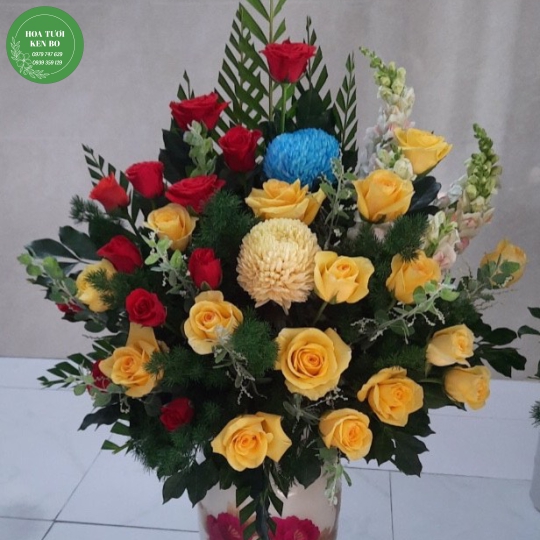 Hoa chúc mừng mẫu 4