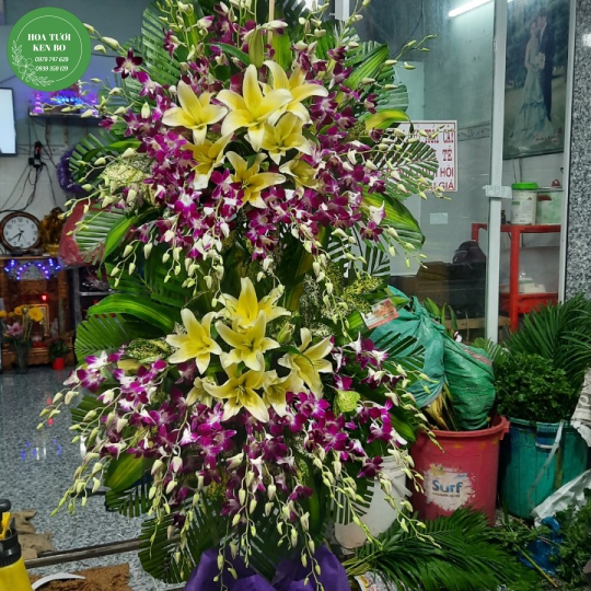 Hoa chia buồn mẫu 50