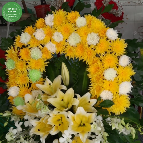 Hoa chia buồn mẫu 22