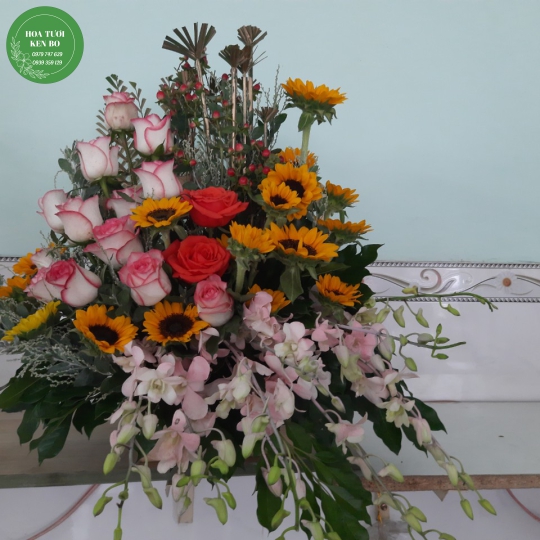 Hoa chúc mừng mẫu 7