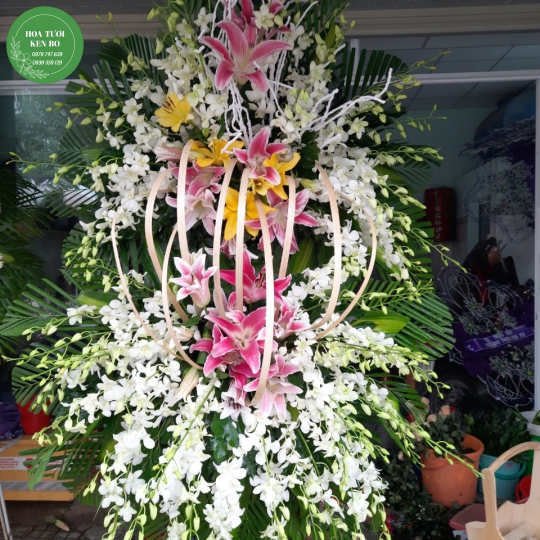 Hoa chia buồn mẫu 4