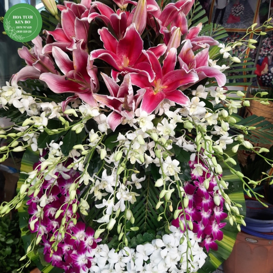 Hoa chia buồn mẫu 38