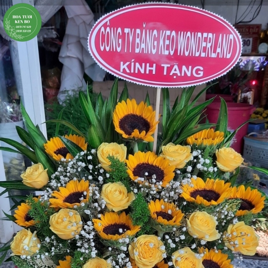 Hoa chúc mừng Khai trương mẫu 3