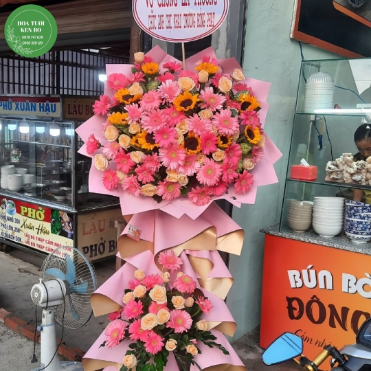 Hoa chúc mừng Khai trương mẫu 24