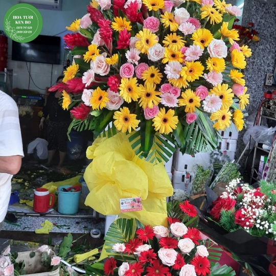 Hoa chúc mừng Khai trương mẫu 40