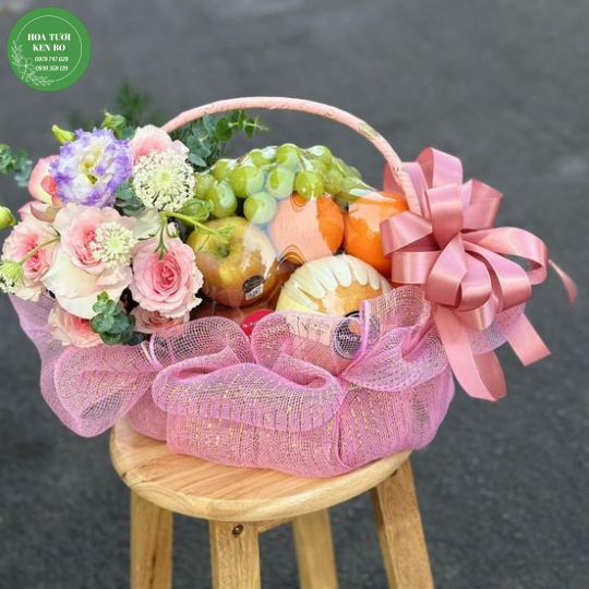 Giỏ Trái Cây Hồng