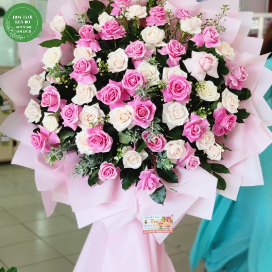 Hoa chúc mừng mẫu 21